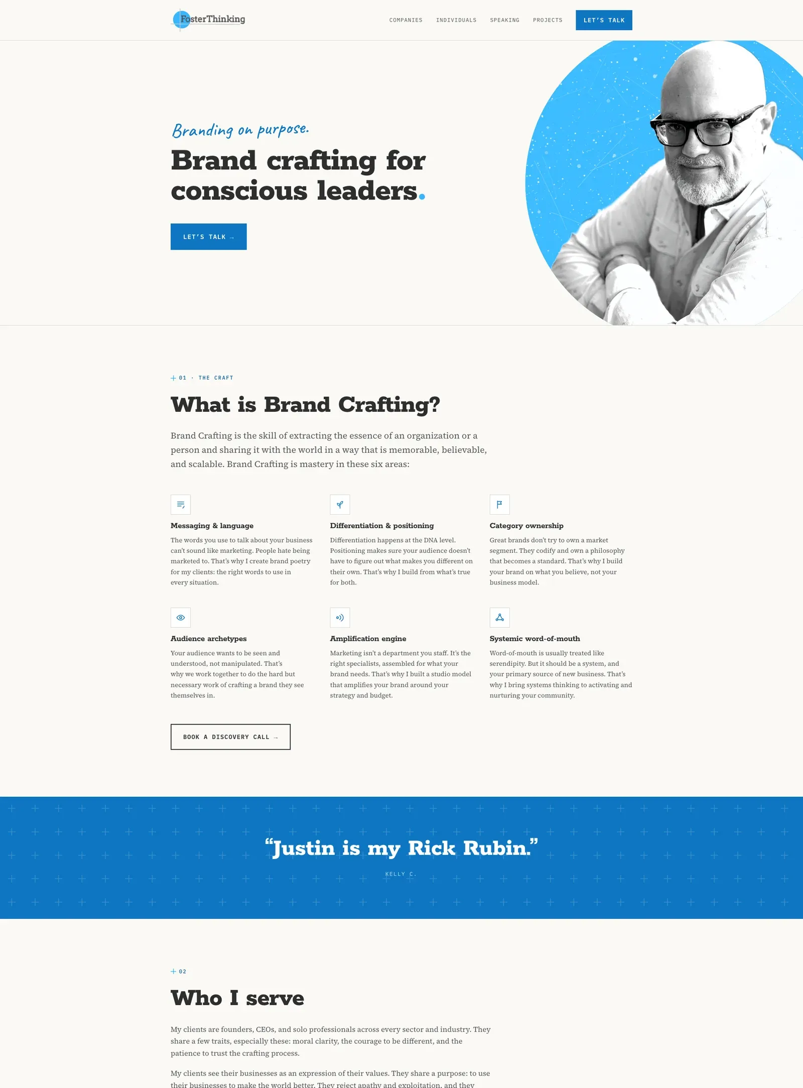 fosterthinking.com: what is brand crafting